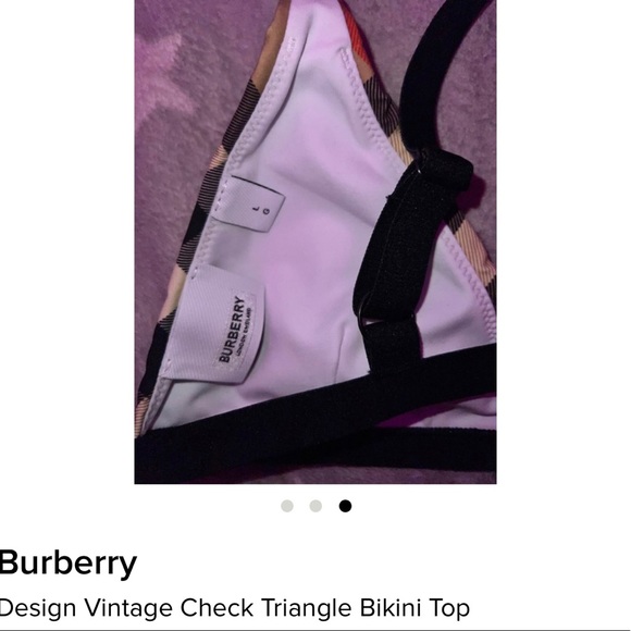 Burberry swimsuit top